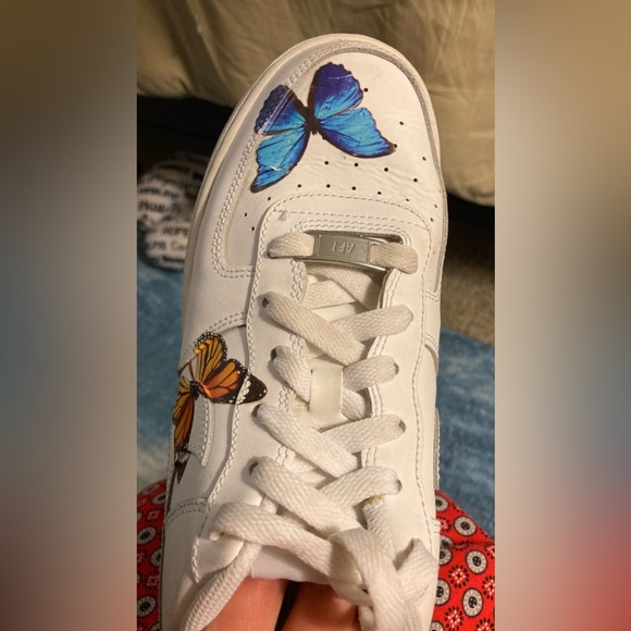 Nike Air Force one fiery butterfly sneakers - Picture 11 of 13